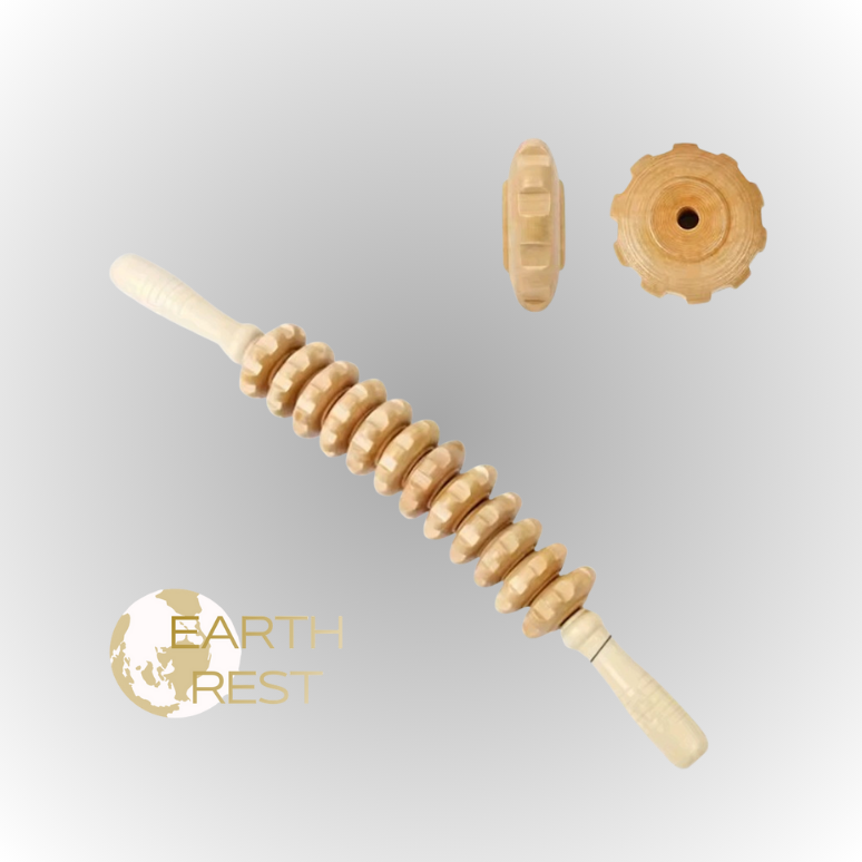 Rituale di Scarico™ – Roller in Legno Curvo (Gambe Leggere & Corpo Sciolto)