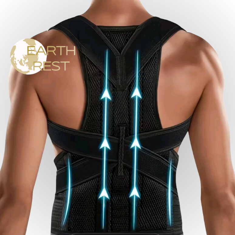 Reset Postura – Supporto Schiena Regolabile per Lavoro, Studio e Relax