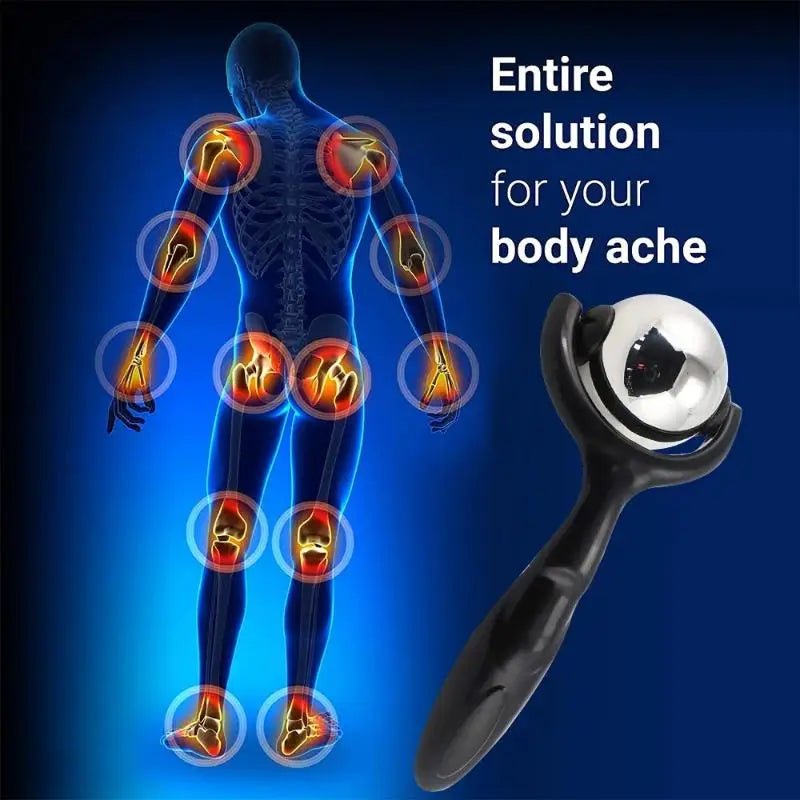 Reset Tensione™ – Roller a Sfera in Acciaio per Sollievo Immediato da Rigidità e Stress Muscolare