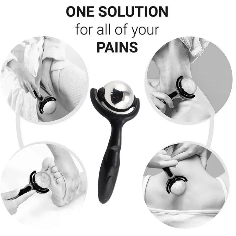 Reset Tensione™ – Roller a Sfera in Acciaio per Sollievo Immediato da Rigidità e Stress Muscolare