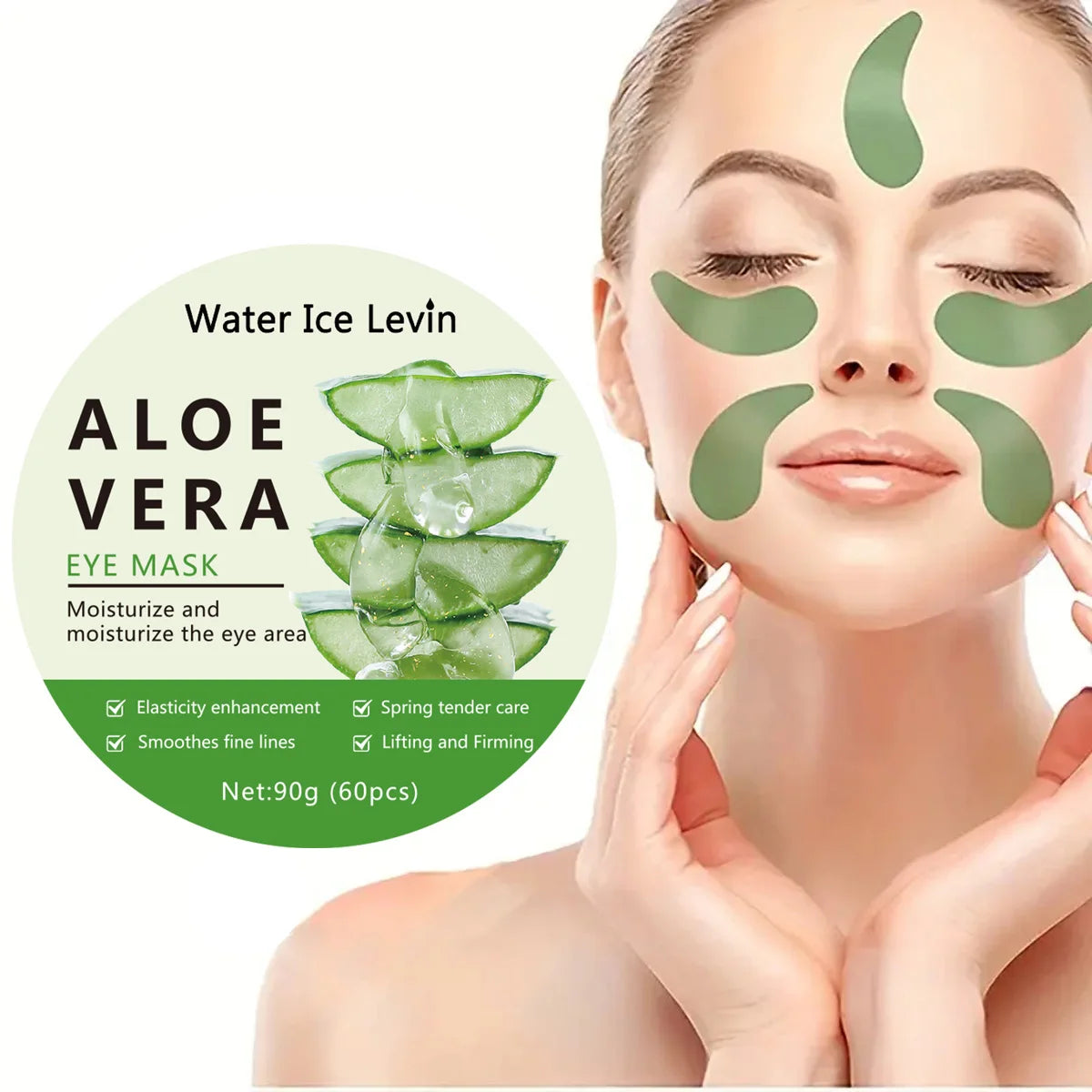 Stop Occhiaie & Borse – Patch Occhi Aloe Vera + Collagene (60 pz) per Risveglio “Fresco”
