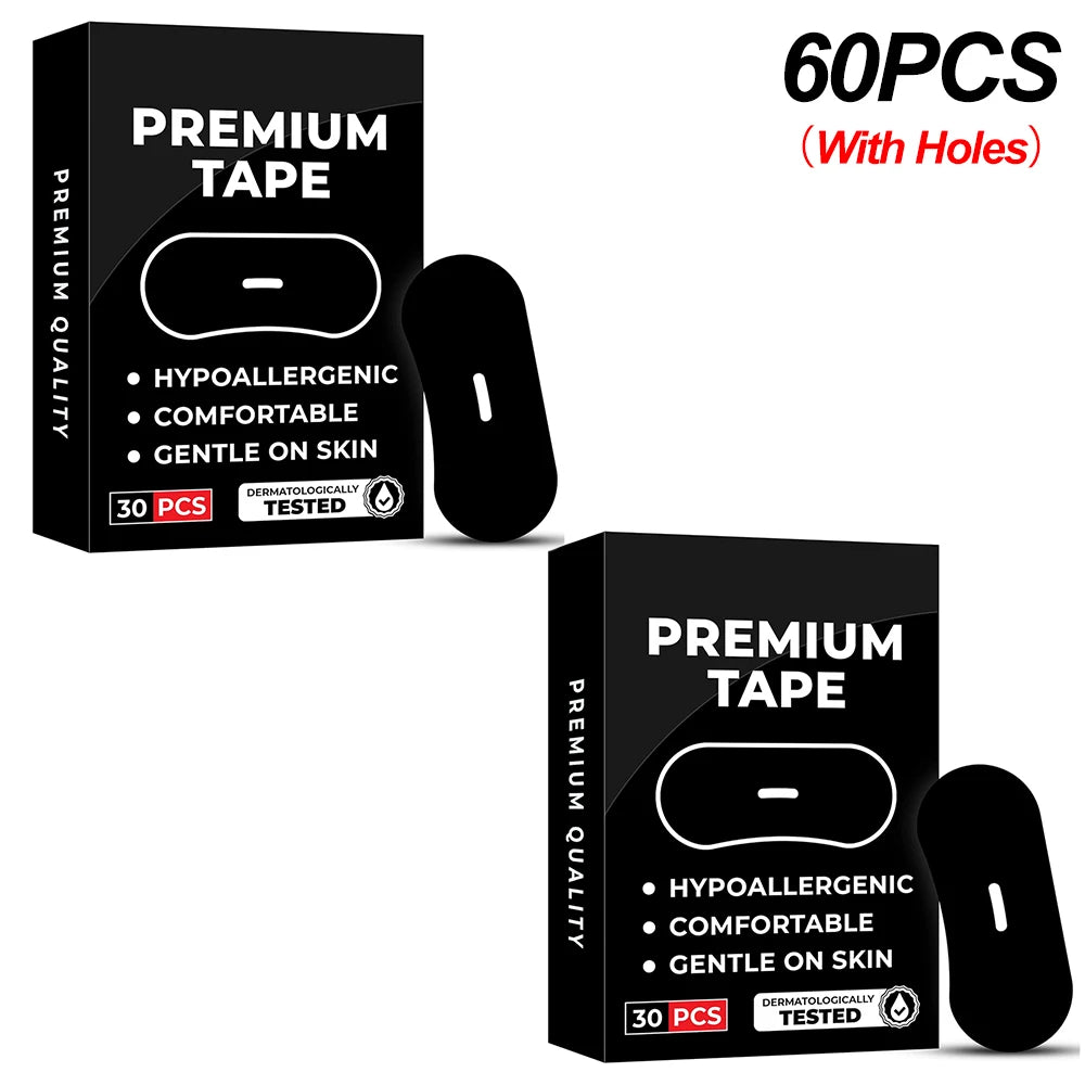 BreatheQuiet™ Mouth Tape – Cerotti Notturni per Respirazione Nasale & Stop Russare (30/60 pz)